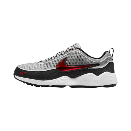 Nike Air Zoom Spiridon OG Metallic Silver and Sport Red