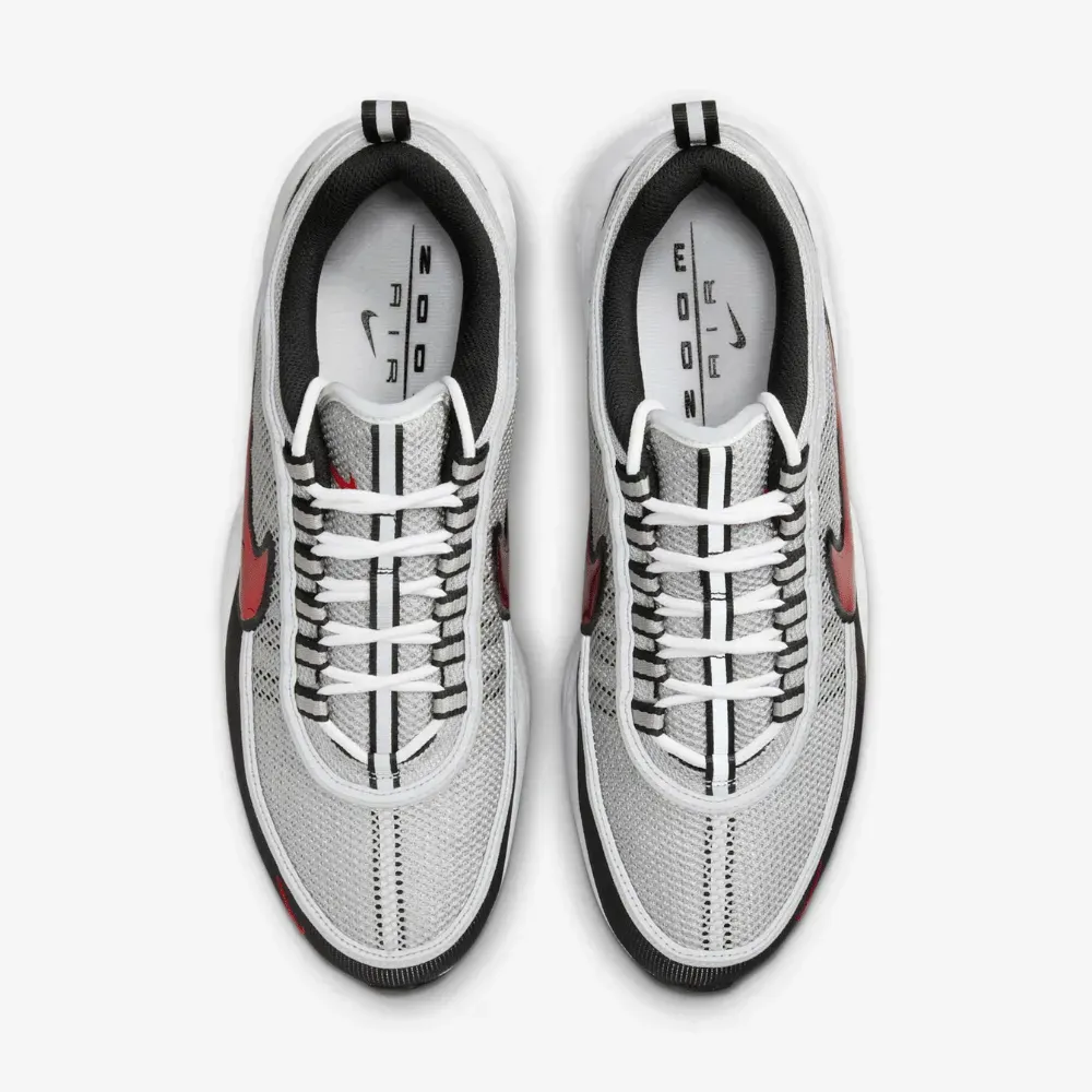 Nike Air Zoom Spiridon OG Metallic Silver and Sport Red foto 2
