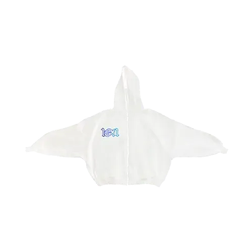 Moletom Exclusiviist 1of1 Atlantic Ocean Zip Up White