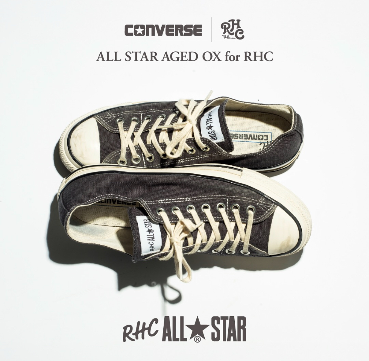 RHC Ron Herman e Converse Japan Apresentam All Star Aged OX RHC