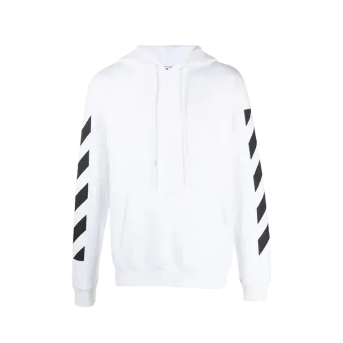Moletom Off-White Pattern Arrow Slim Fit Version White