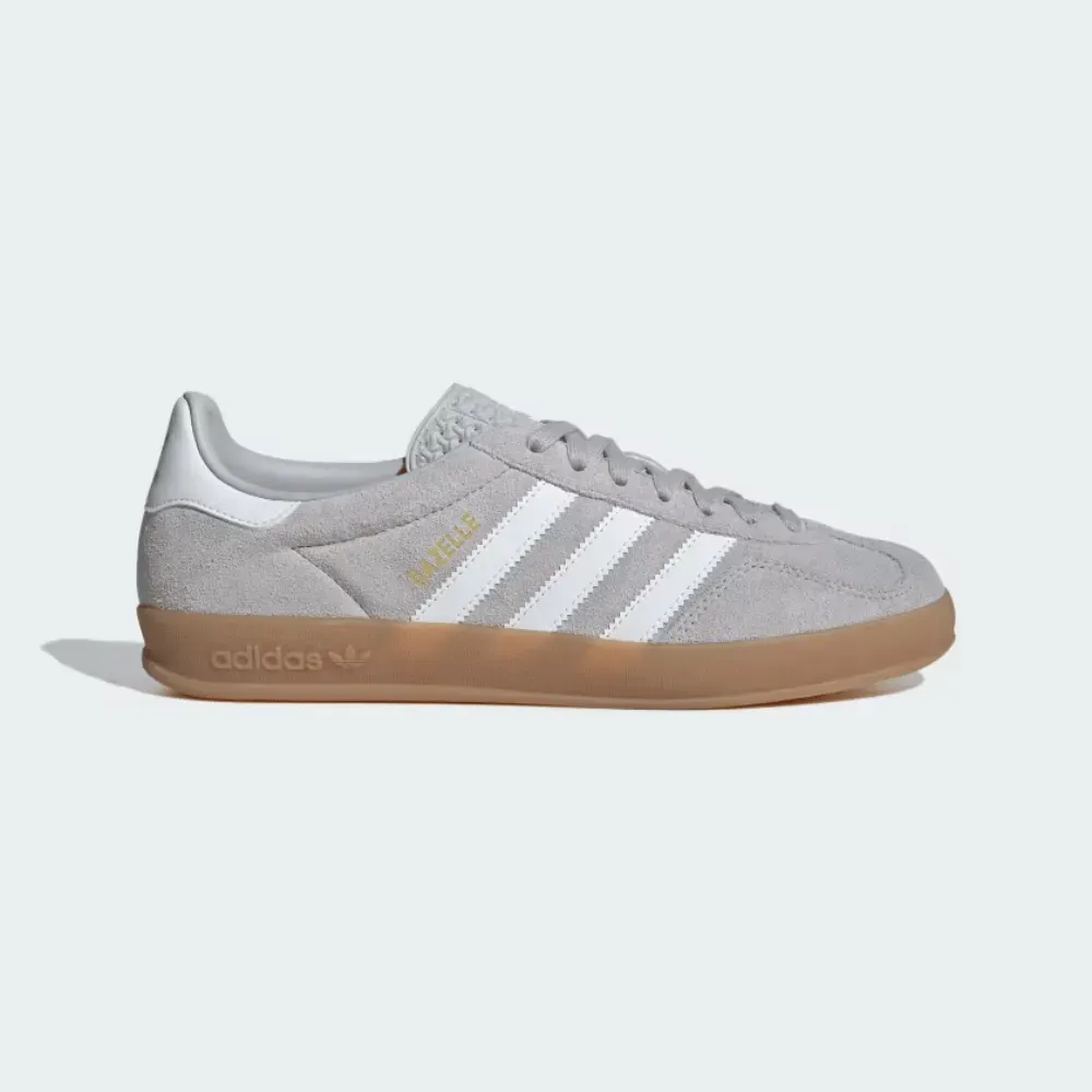 adidas Gazelle Indoor Grey Two Cloud White foto 1