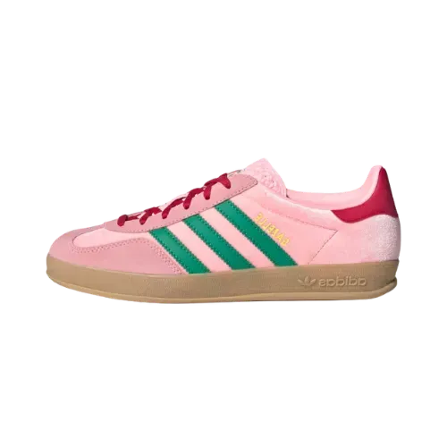 adidas Gazelle Indoor Court Green Glow Pink Gum