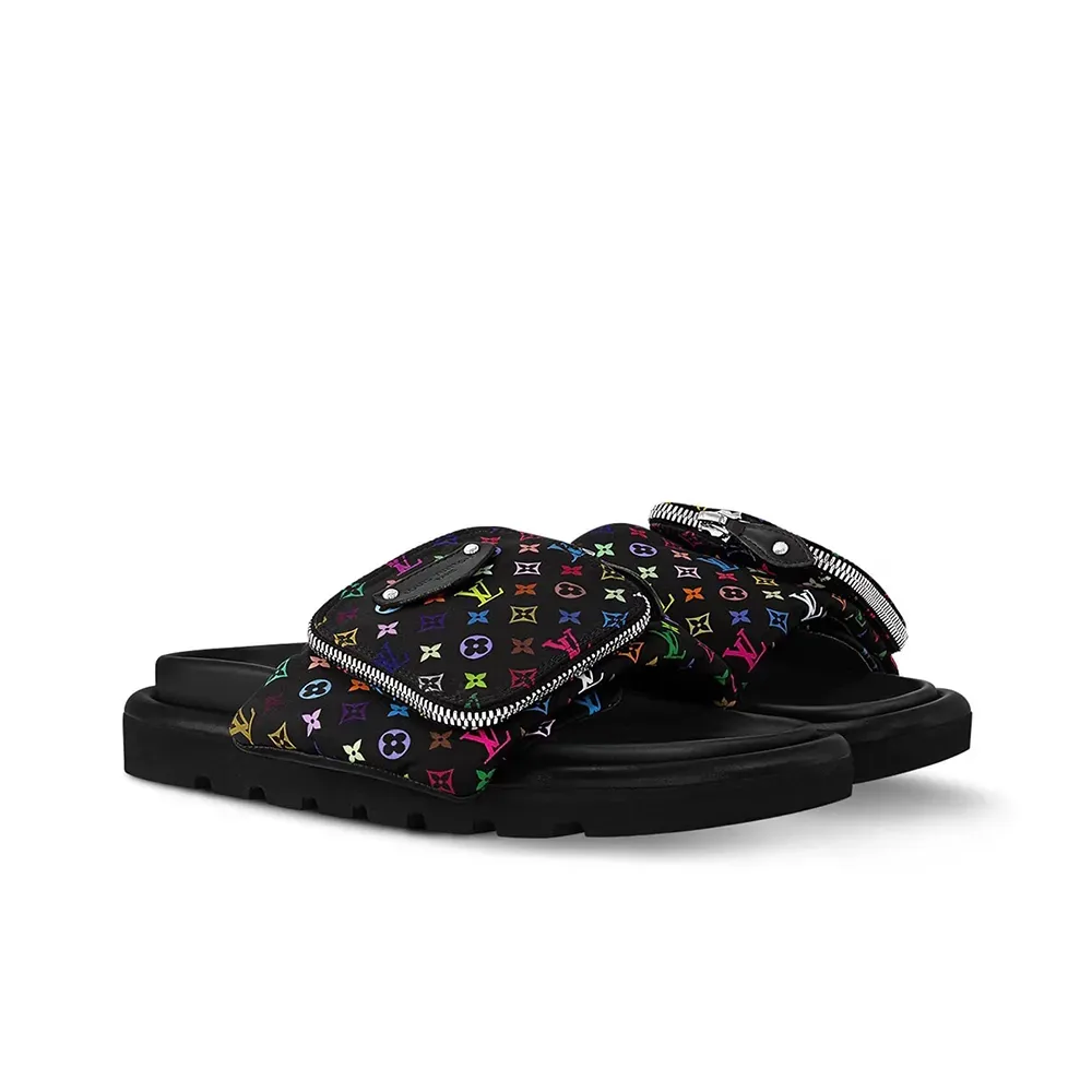 Takashi Murakami x Louis Vuitton Mule Pool Pillow Flat Comfort