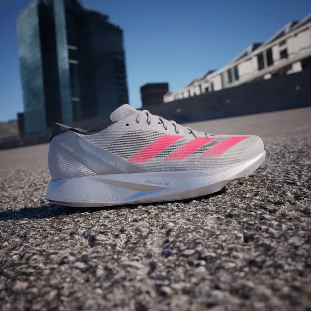 adidas Adizero Takumi Sen 10 Dash Grey Lucid Red - Droper