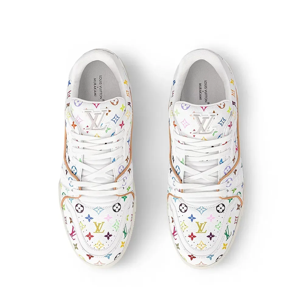 Takashi Murakami x Louis Vuitton LV Trainer White foto 2
