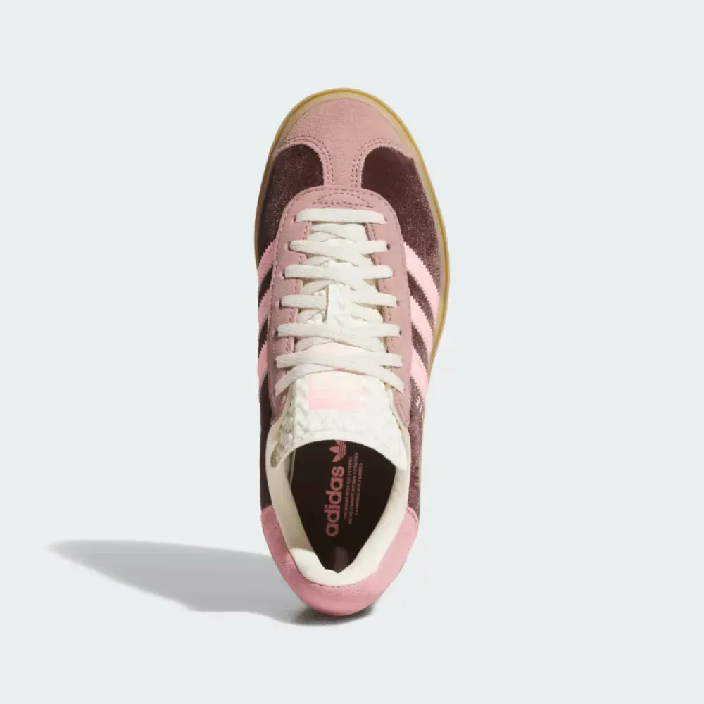 adidas Gazelle Bold Shadow Brown Warm Clay Glow Pink foto 2