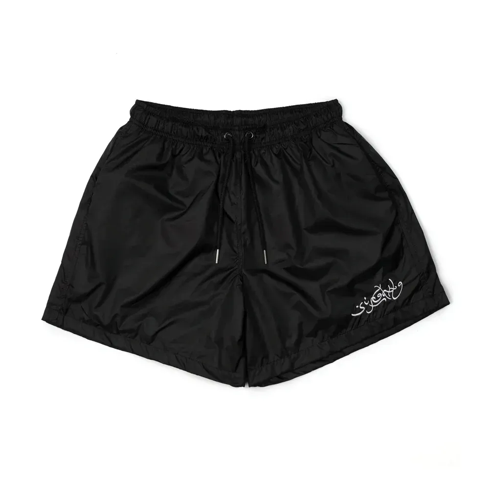 Shorts Sufgang Arabic Script Preto - Droper