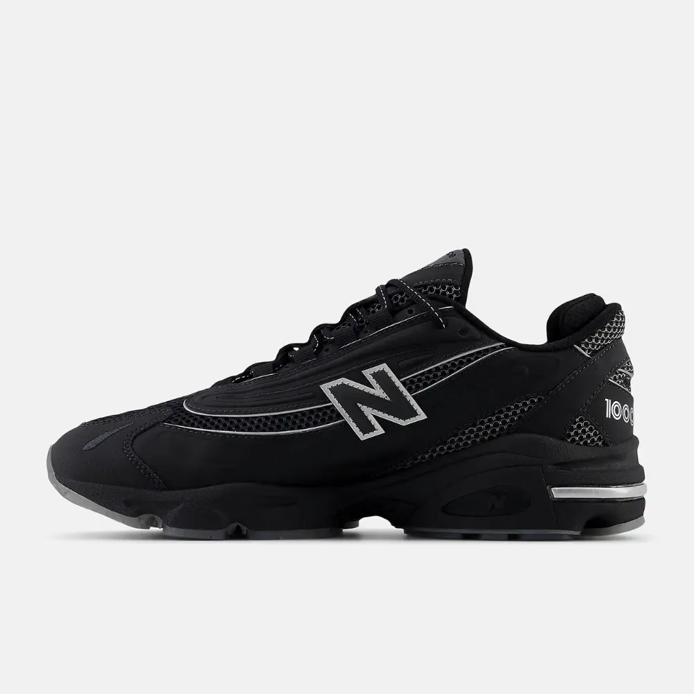 New Balance 1000 Black White Silver Metallic foto 3