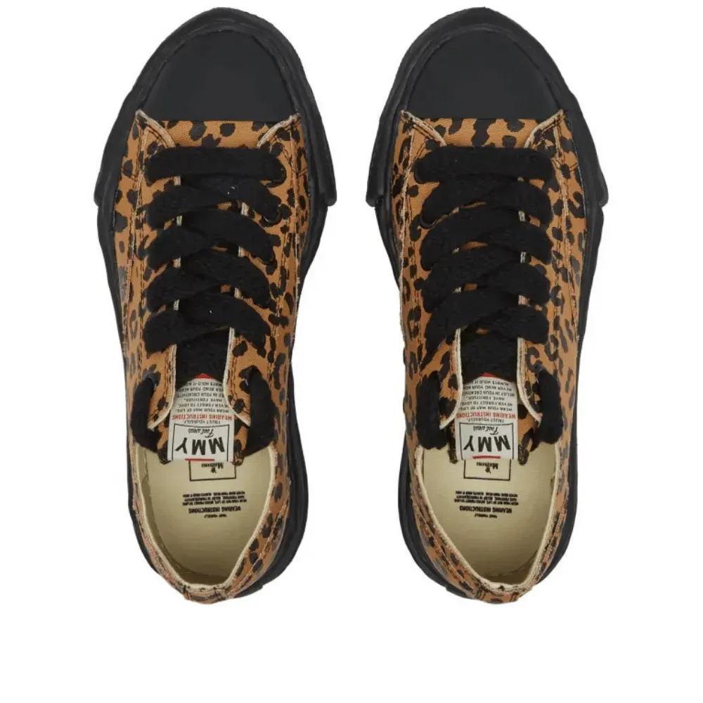 Maison Mihara Yasuhiro Peterson Low Animal Print Brown foto 3