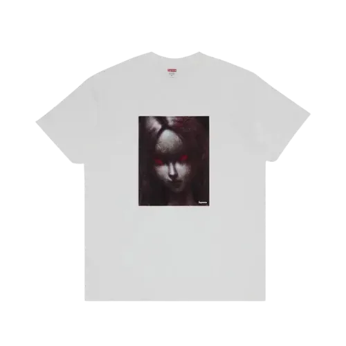 Camiseta Supreme Red Eyes White