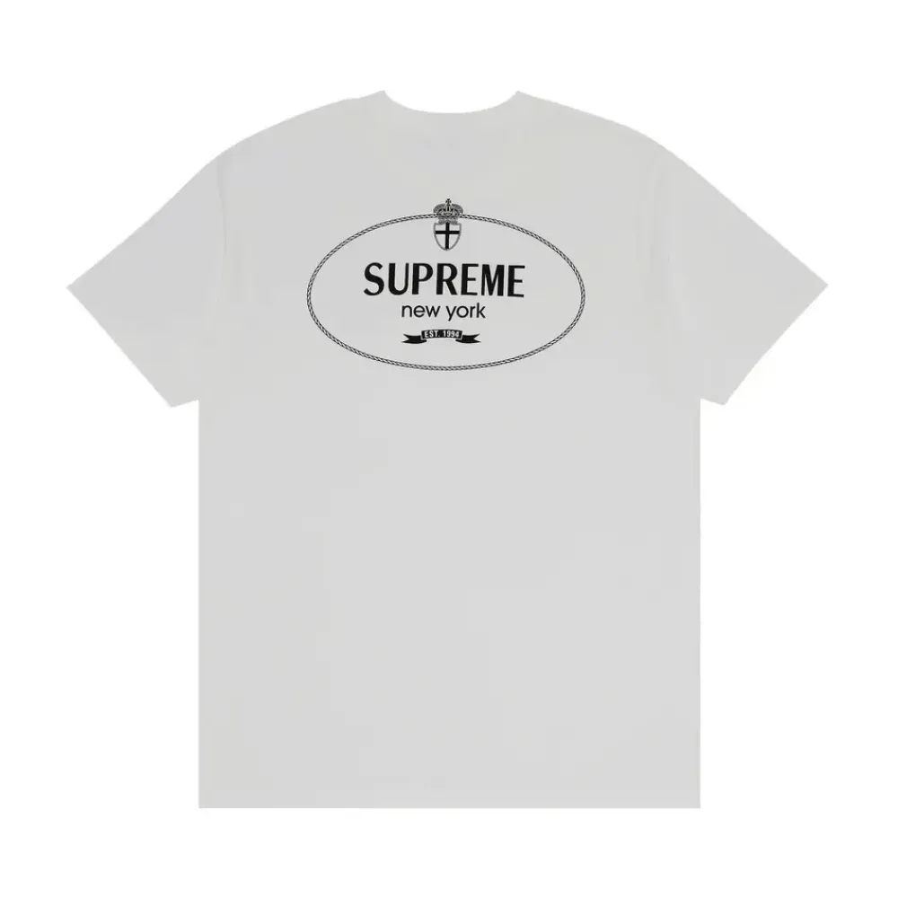 Camiseta Supreme Crest White foto 1