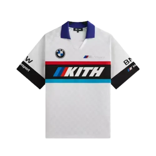 BMW x Kith Camiseta Moto Jersey White