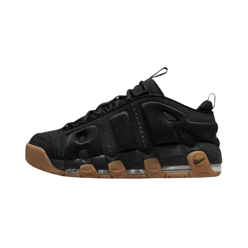 Nike Air More Uptempo Low Black Gum