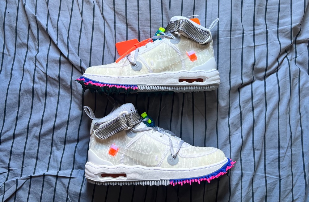 Off-White x Nike Air Force 1 Mid White — 39, Novo