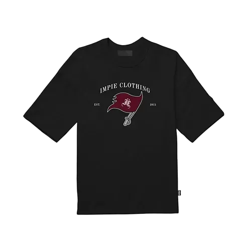 Camiseta Impie Kta Flag Estonada Preto
