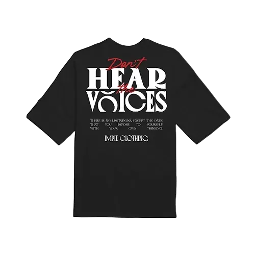 Camiseta Impie Dont Hear Preta