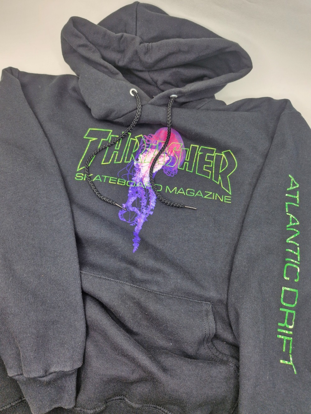 Thrasher hoodie preto black
