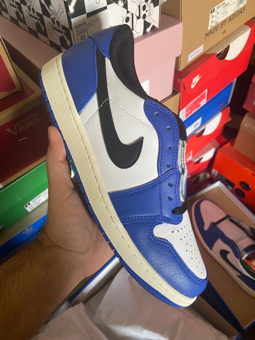 Air Jordan 1 Low OG Game Royal — 43, Novo
