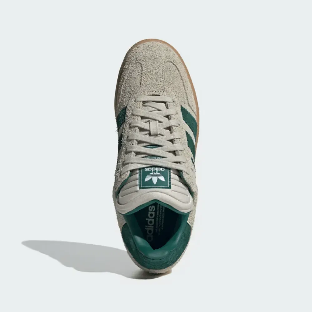 adidas Samba XLG Putty Grey Collegiate Green foto 2