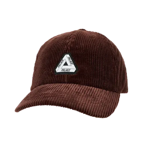 Boné Palace Corduroy Tri-Ferg Patch 6-Panel Brown - Droper