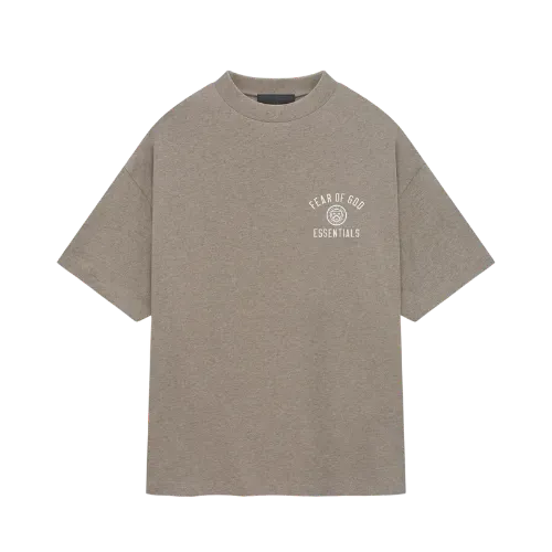 Camiseta Fear of God Essentials Jersey Crewneck Taupe