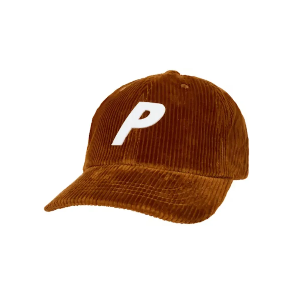 帽子 PALACE P 6-PANEL CAP BROWN Boné Palace Corduroy P 6-Panel Brown - Droper