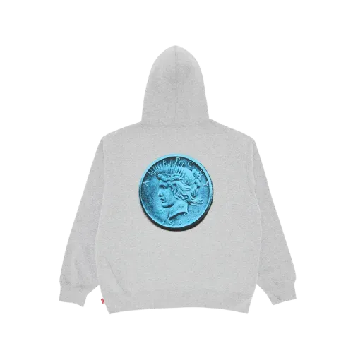 Moletom Supreme Anarchy Hooded Heather Grey