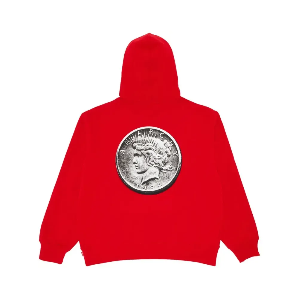 Moletom Supreme Anarchy Hooded Red foto 1