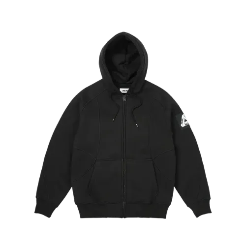 Moletom Palace Bonded Sherpa Zip Black