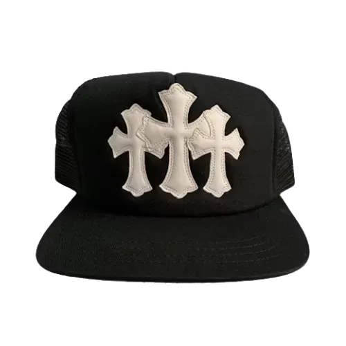 Boné Chrome Hearts Cemetery Trucker Black