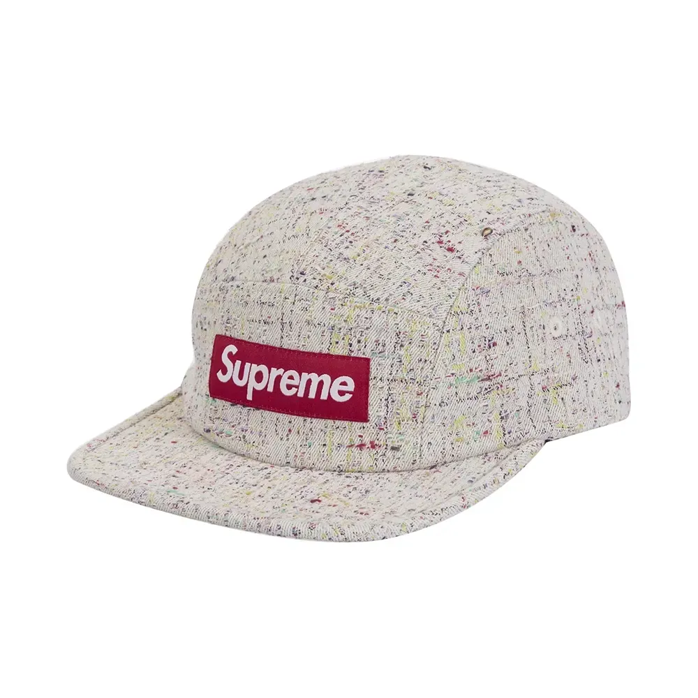 Boné Supreme Denim Boucle Camp Cap Natural - Droper