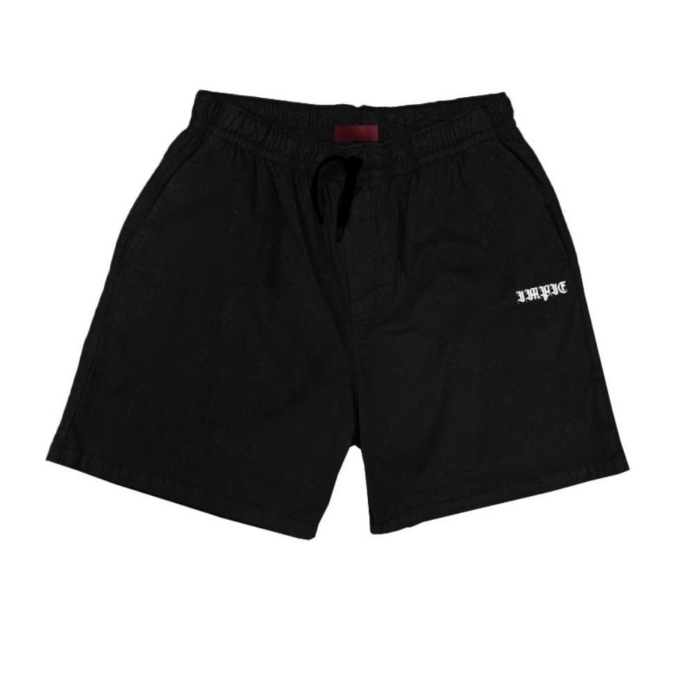 Bermuda Impie Boxy Stitches Preta