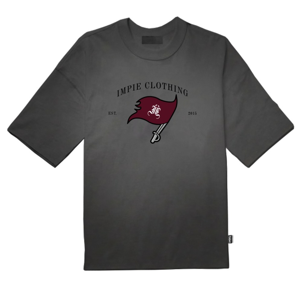 Camiseta Impie Kta Flag Estonada Cinza