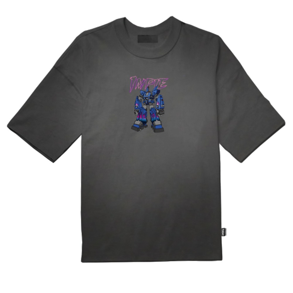 Camiseta Impie Megas Thunder Cinza Estonada