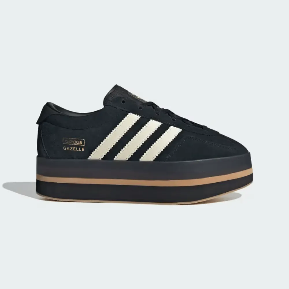 adidas Gazelle Stack Core Black Cream White foto 1