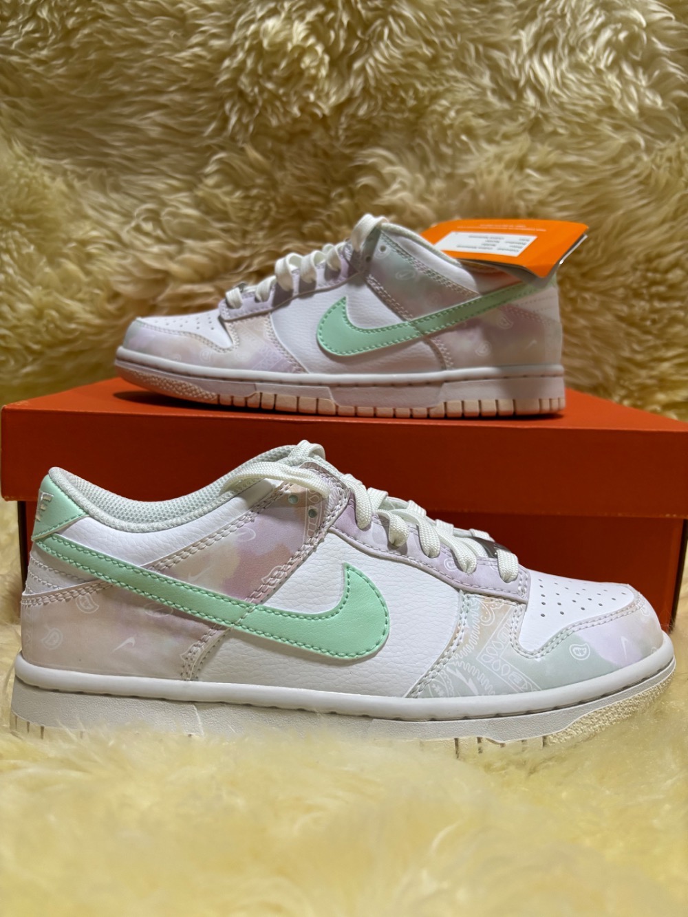 Nike Dunk Low GS Paisley Print — 35, Novo