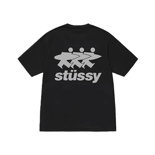 Camiseta Stussy Surfwalk Pigment Dyed Black