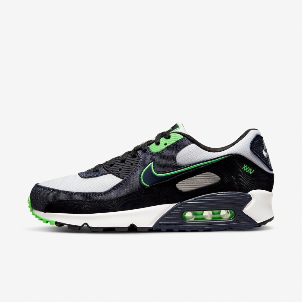 Nike Air Max 90 SE Black Scream Green foto 1
