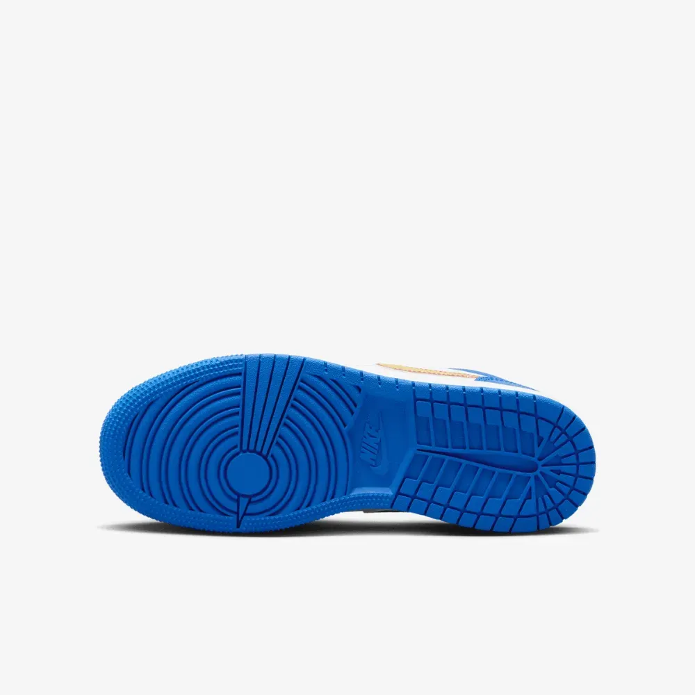 Air Jordan 1 Low SE White Hyper Royal Iridescent Swooshes - Droper
