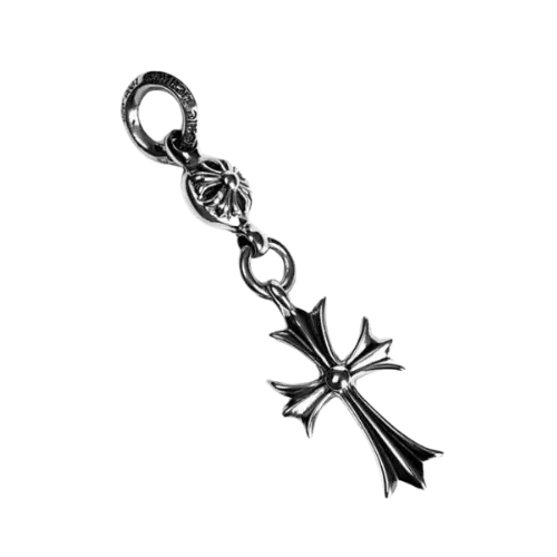 Pingente Chrome Hearts Tiny Cross One Ball Silver - Droper