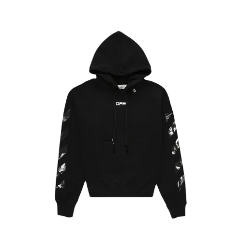 Moletom Off-White Caravaggio Square Over Black
