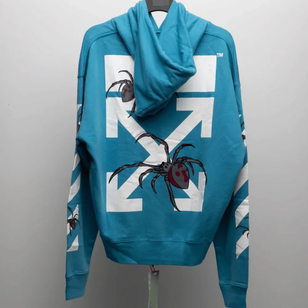 Moletom Off-White Arachno Arrow Blue - Droper