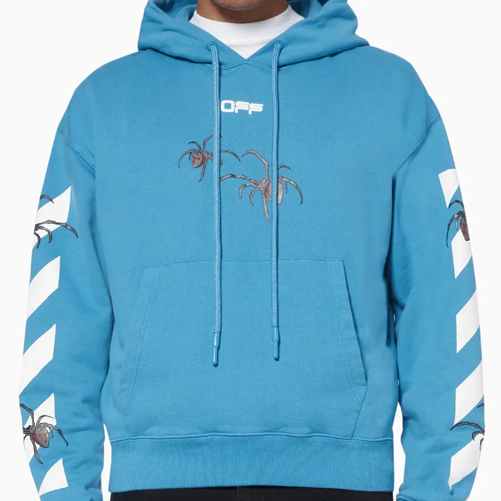 Moletom Off-White Arachno Arrow Blue - Droper
