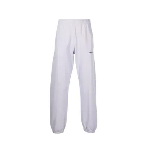 Calça Off-White Iconic Twill Printing Sports Dusty Lilac Black