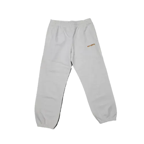 Calça Off-White Gold Metal Arrow Pants White