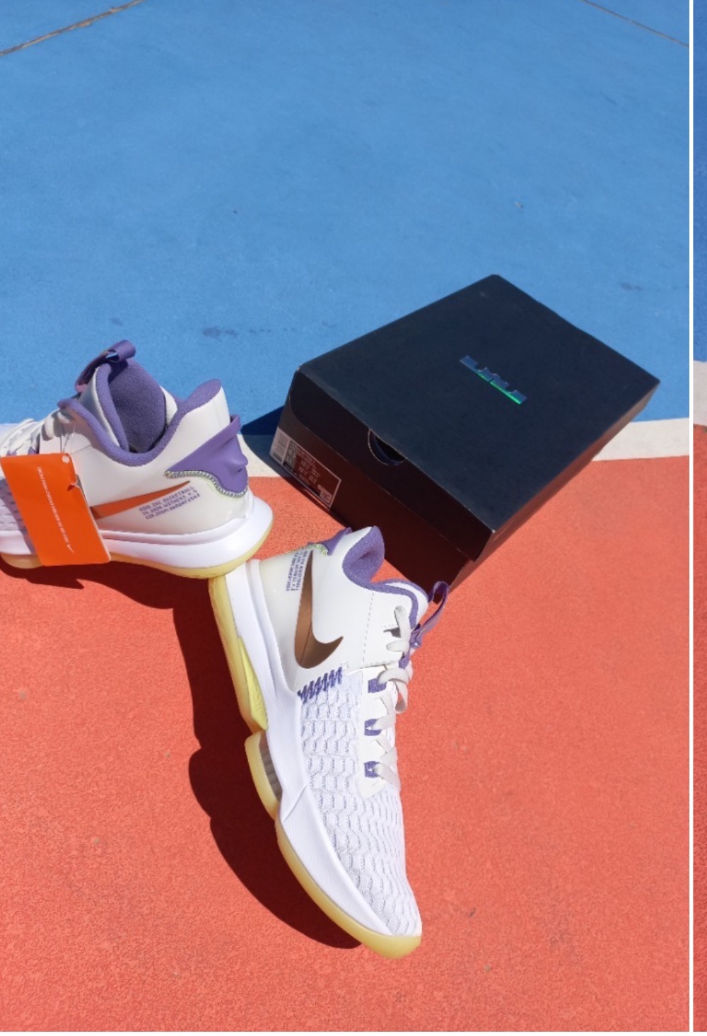 Nike LeBron Witness 5 Summit White Metallic Bronze