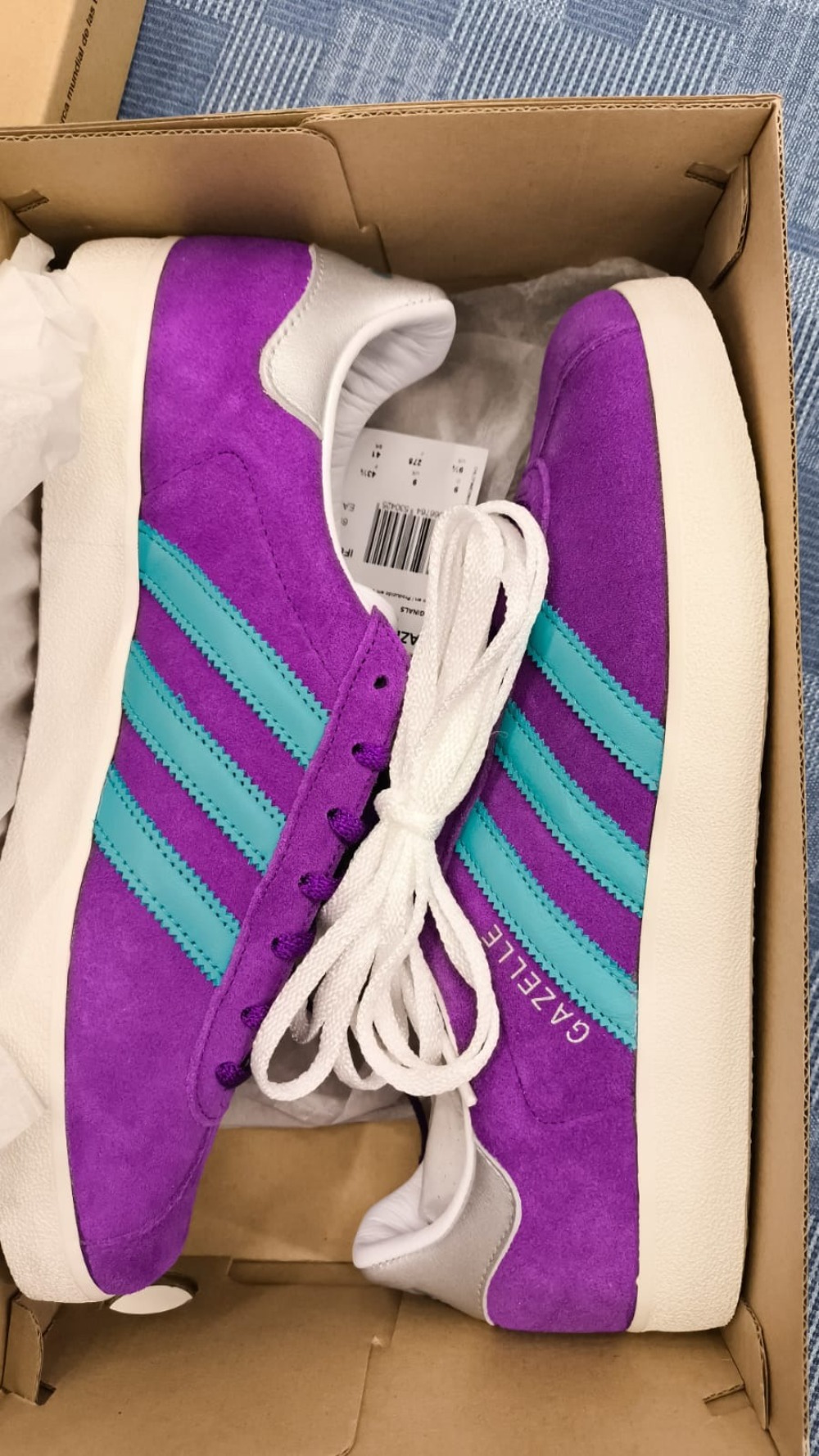 Adidas Gazelle Glory Purple — 43, Novo