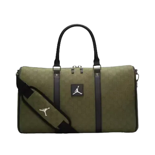 Duffle Bag Jordan Monogram Zipper Green