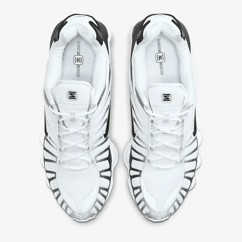 Imagem Nike Shox TL White Metallic Platinum Black